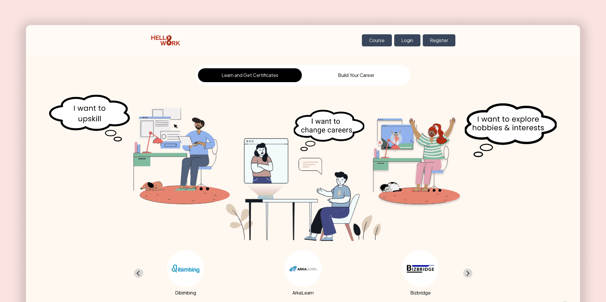 Hellowork Education Website